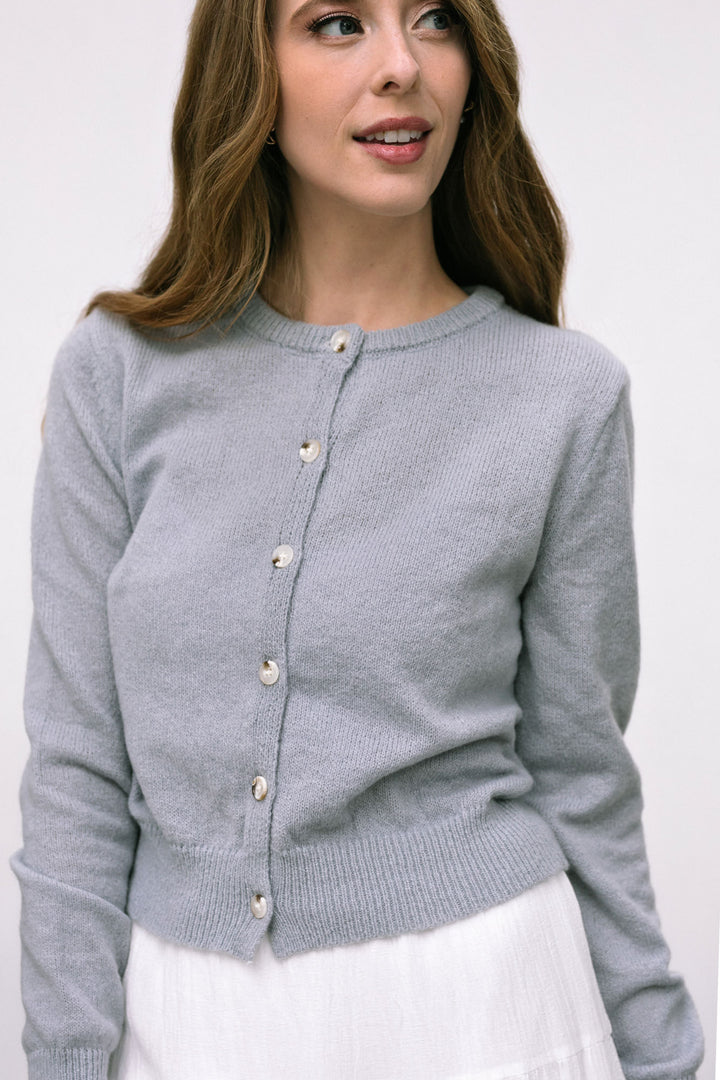 Belinda Buttoned Knit Cardigan