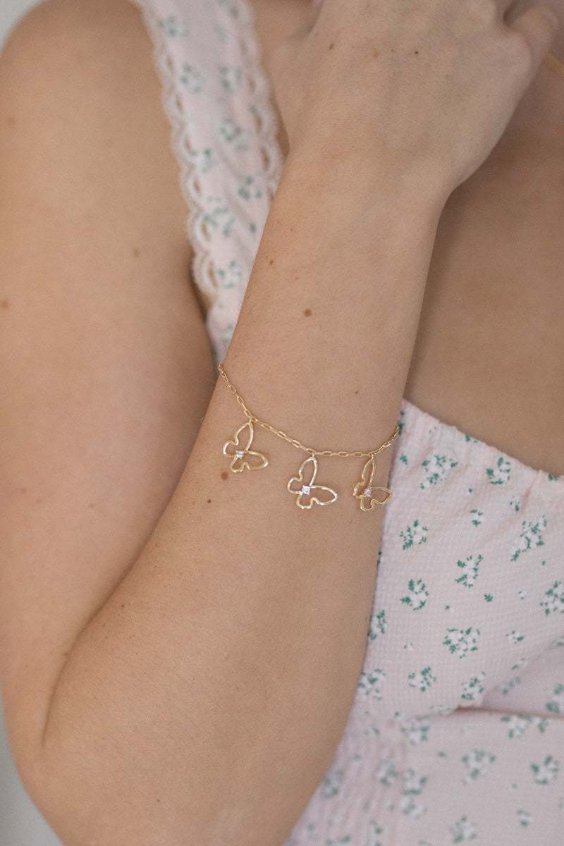 Jade Butterfly Bracelet