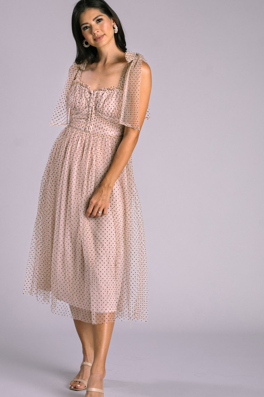 Georgina Tulle Midi Dress