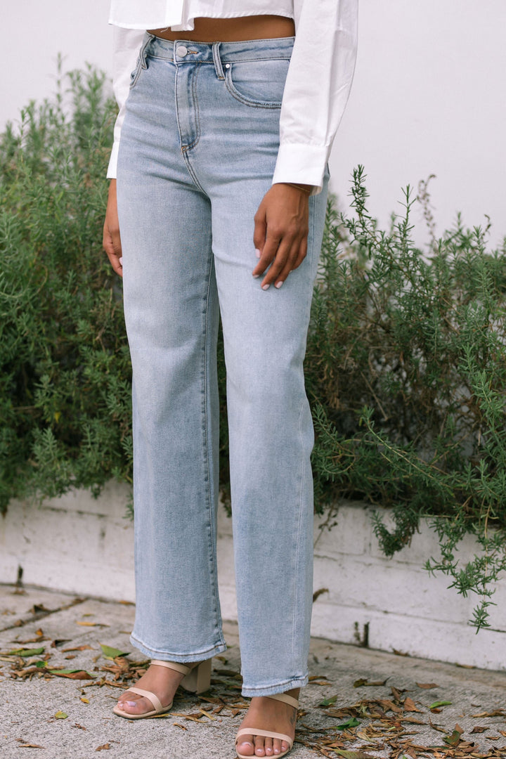 Cleo High Waist Wide Flare Jean