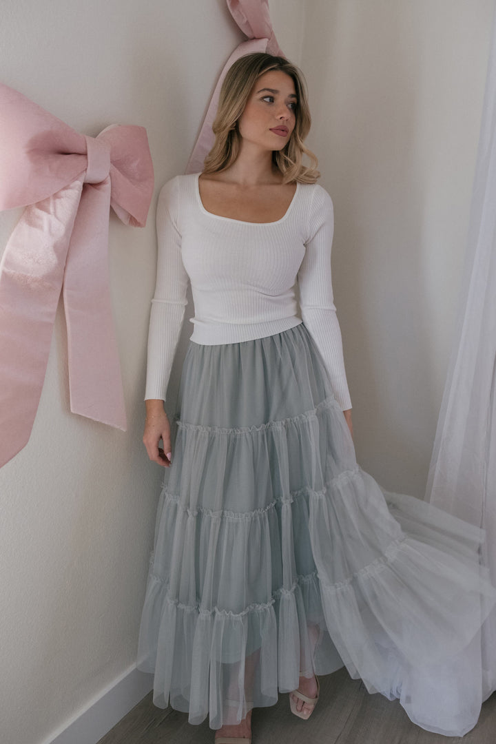 Cynthia Tiered Tulle Skirt