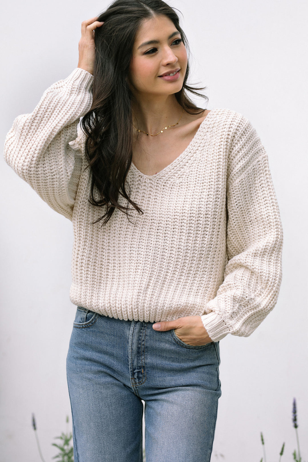 Maggie V-Neck Sweater