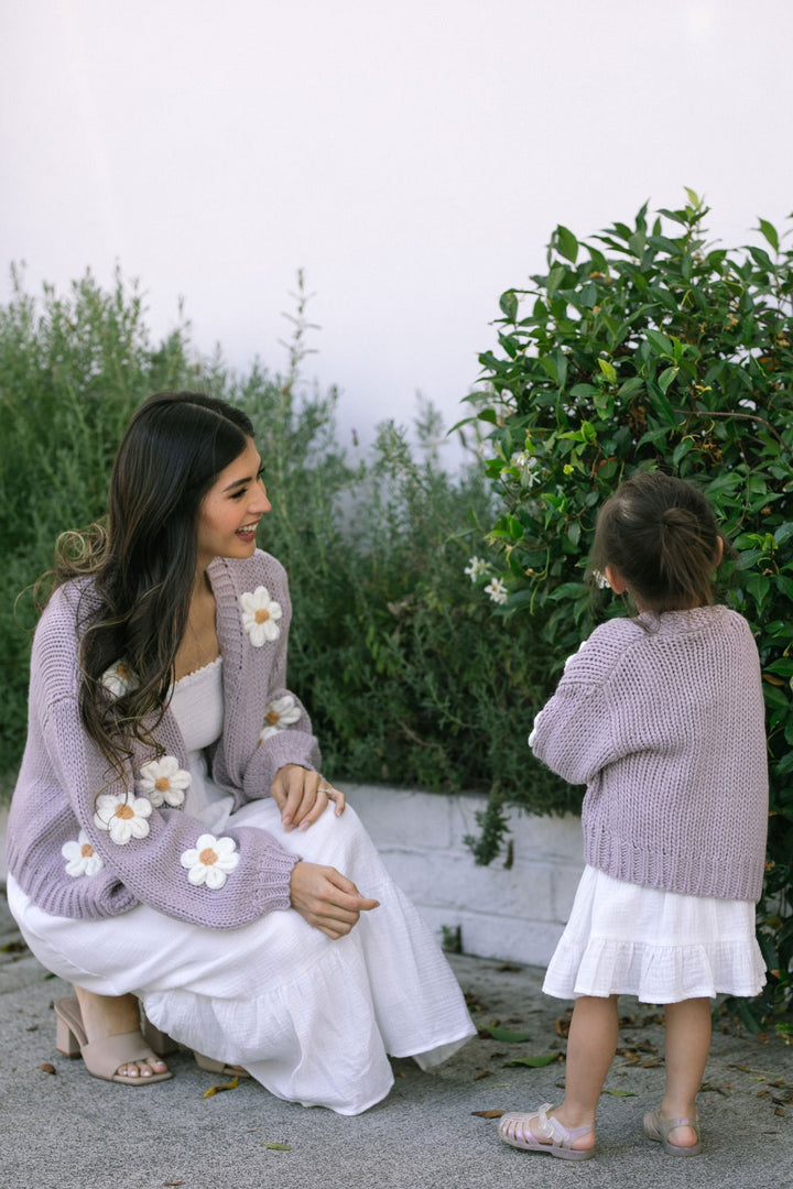 Mini Angela Floral Cardigan