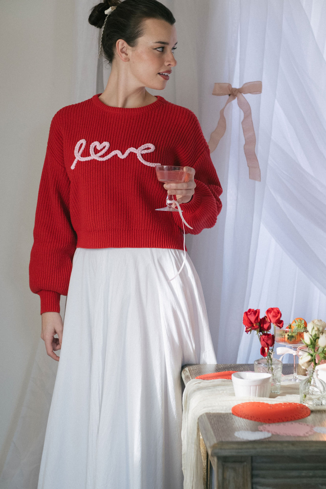 Elena Love Knit Sweater