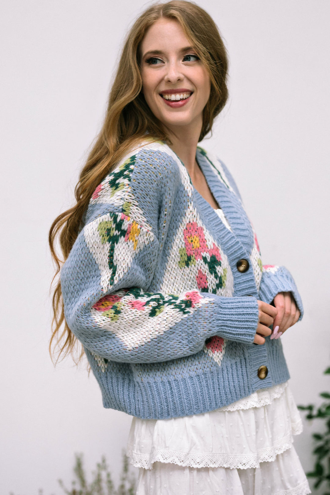 Marlow Floral Buttoned Cardigan