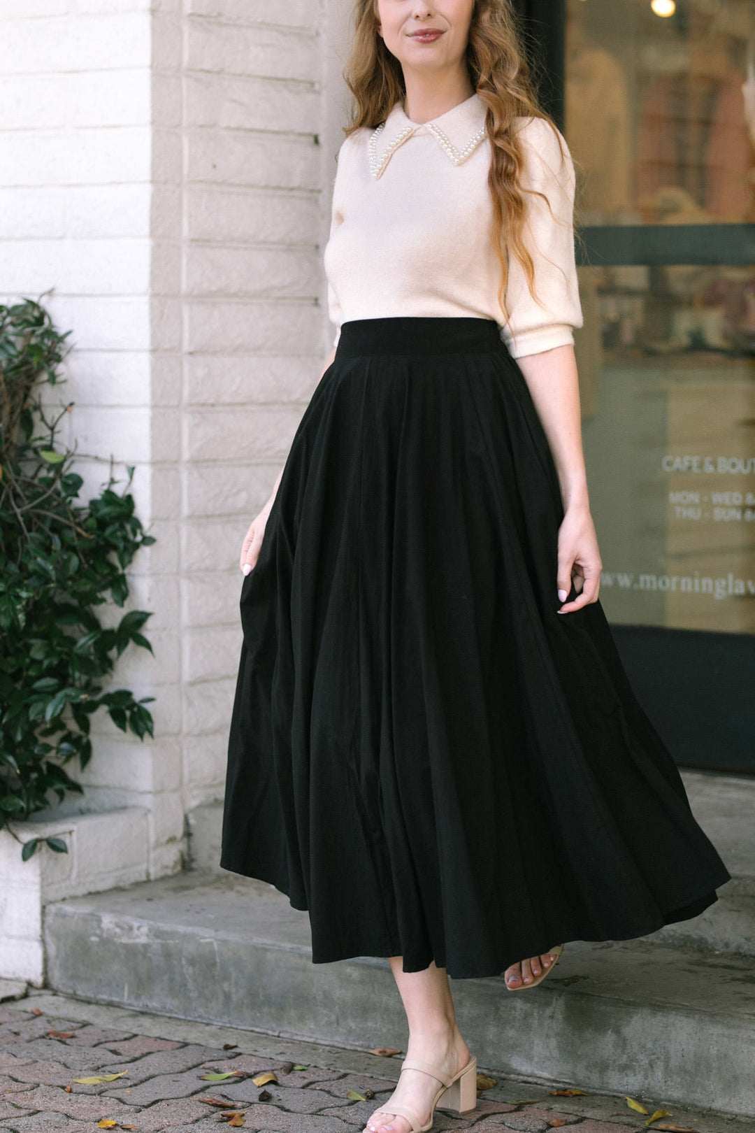 Joelle Solid Maxi Skirt