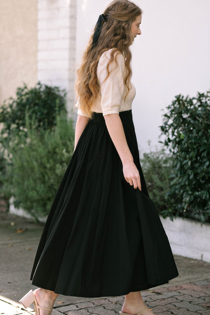 Joelle Solid Maxi Skirt