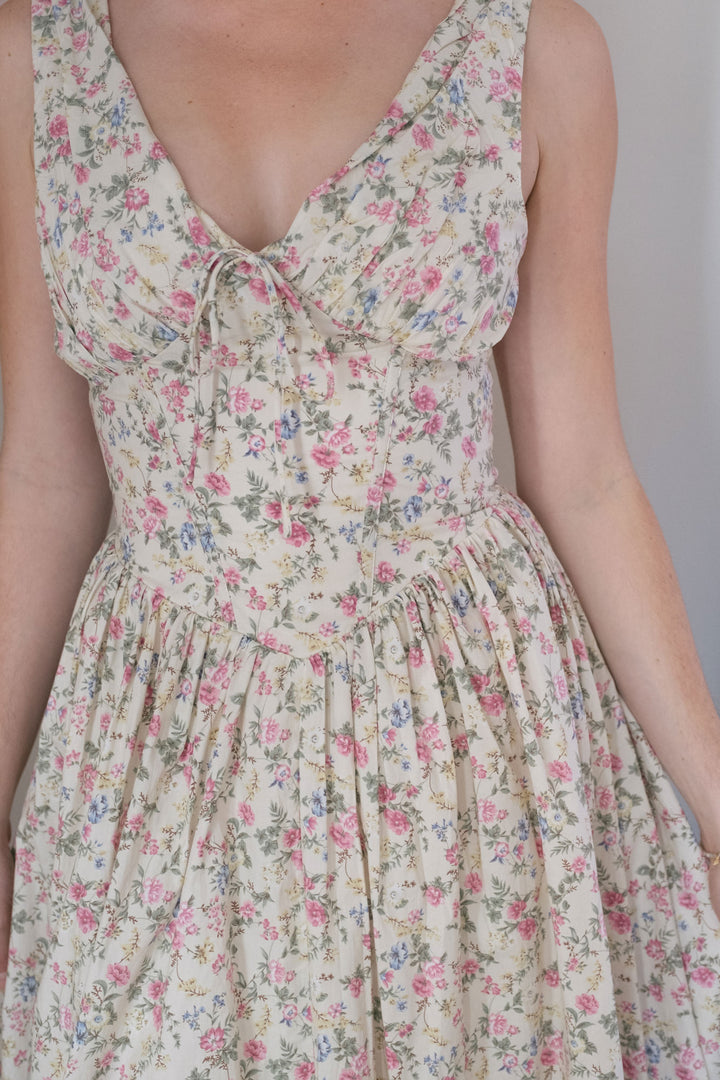 Esther Floral V-Neck Dress