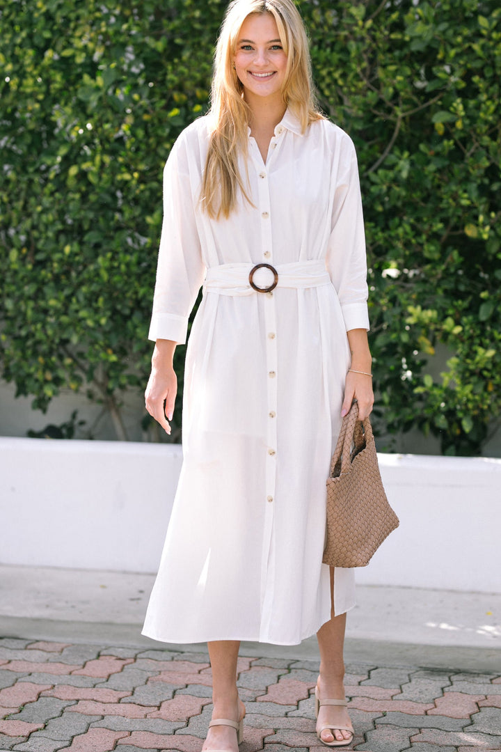 Tatum Belted Shirt Dress