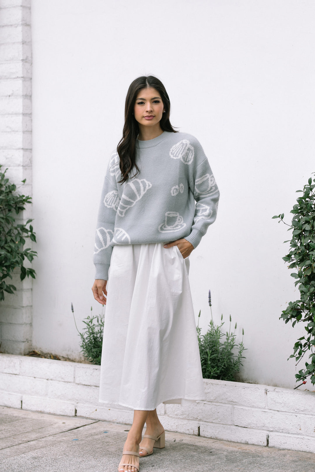 Susan Croissant Crewneck Sweater