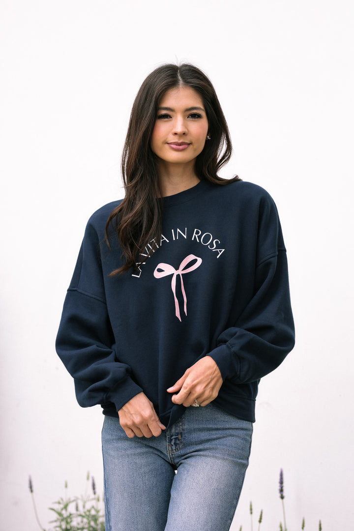 Tania Graphic Crewneck Sweatshirt