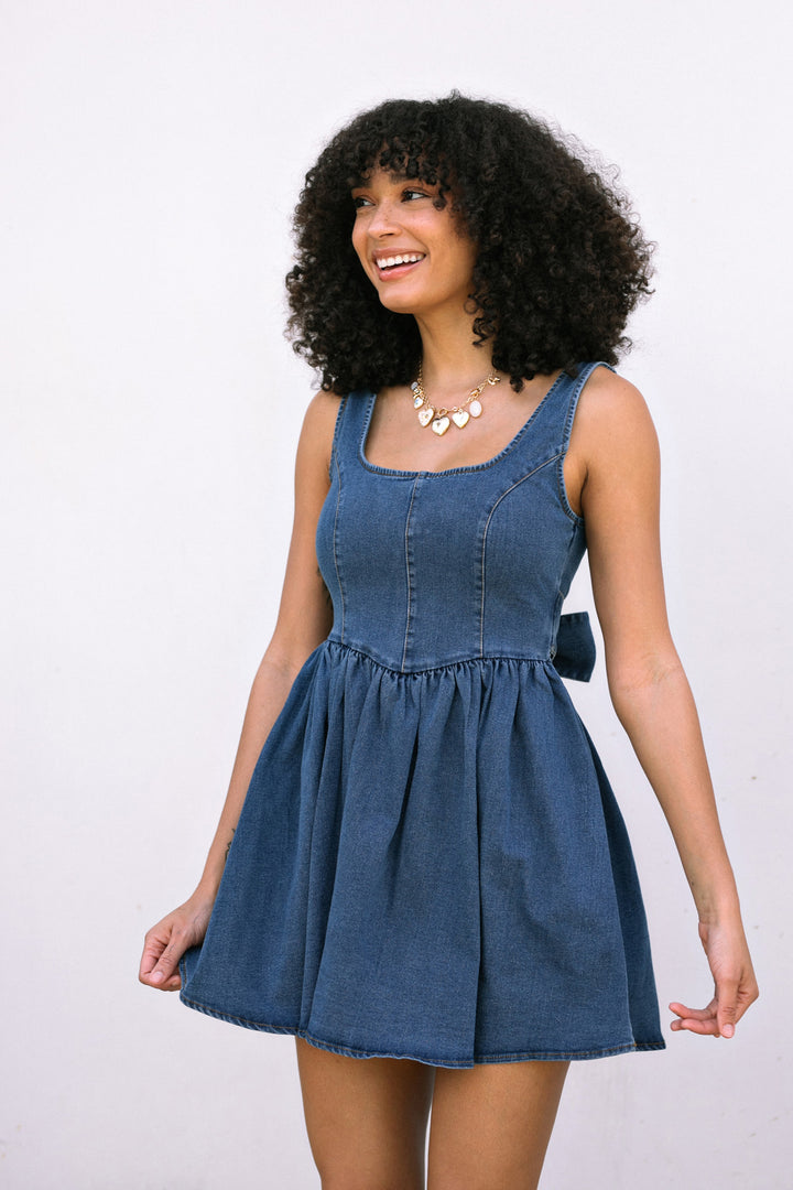 Marissa Denim Mini Dress