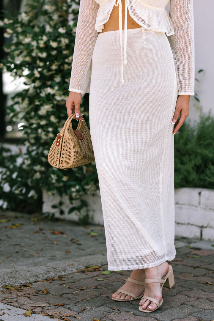 Hillary Mesh Maxi Skirt