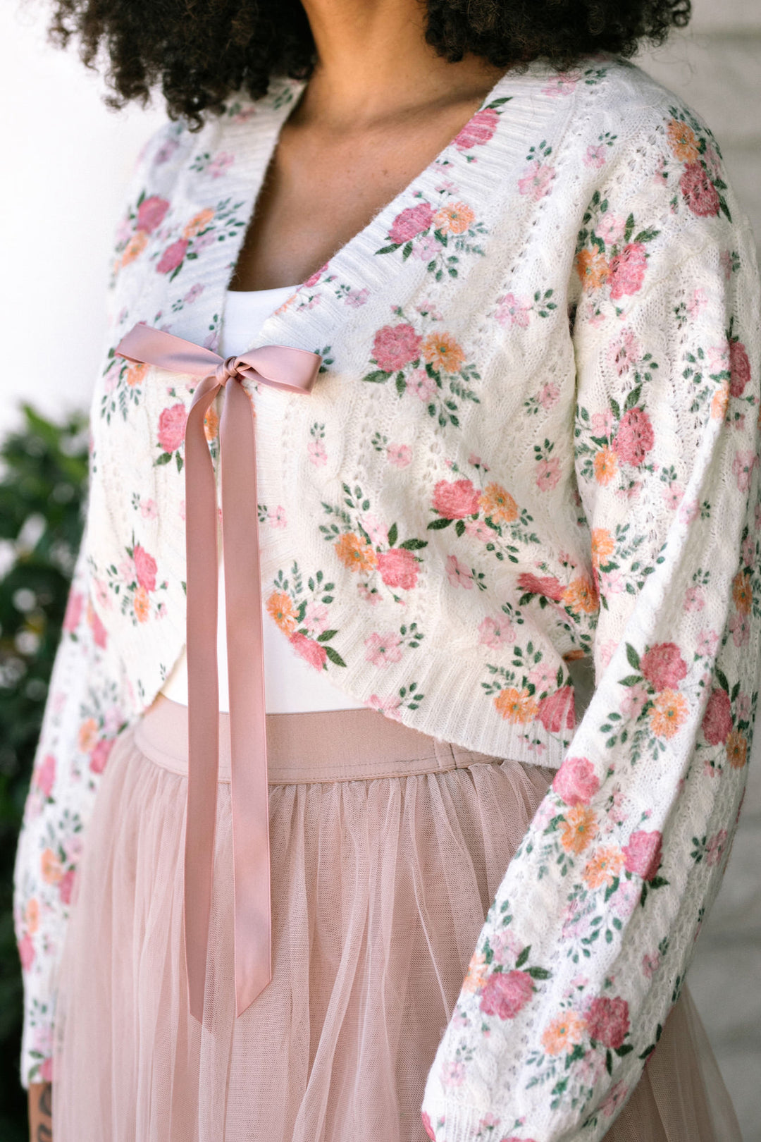 Cressida Floral Knit Cardigan