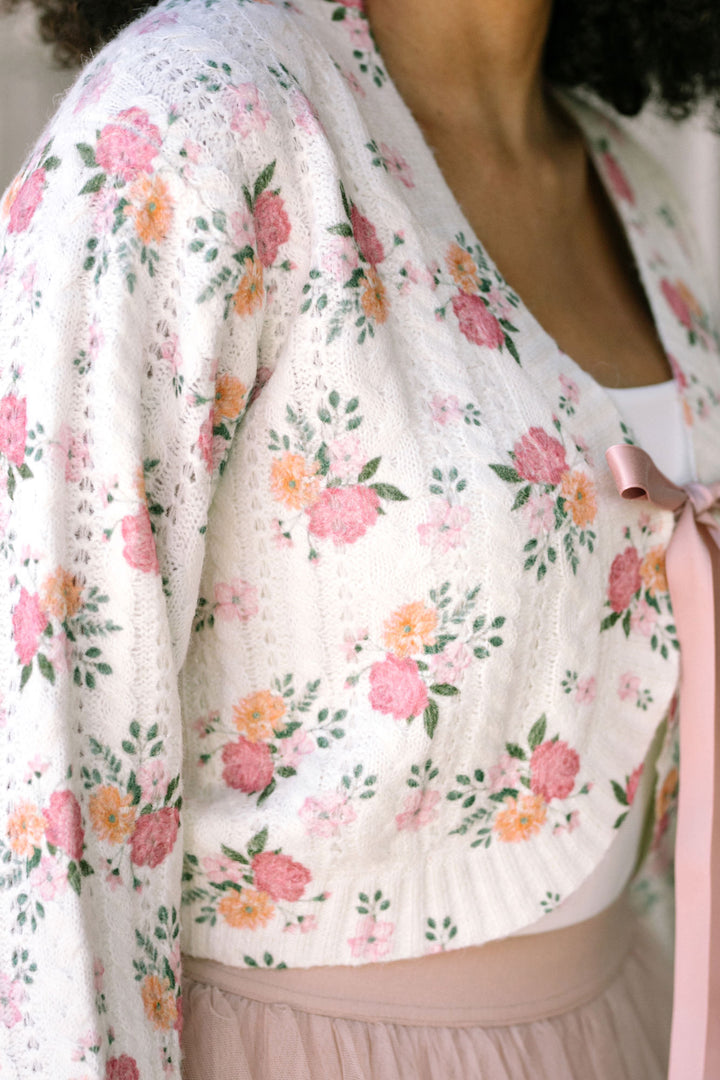 Cressida Floral Knit Cardigan