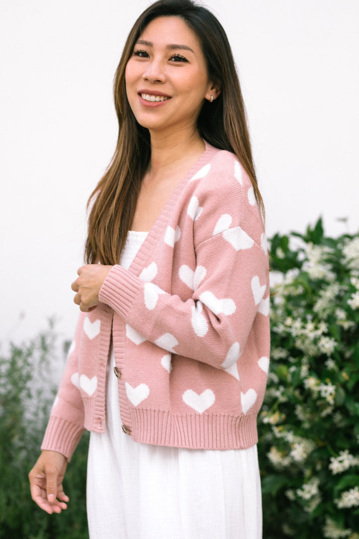 Meredith Heart Cardigan