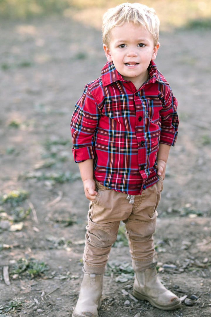 Mini Carol Plaid Shirt