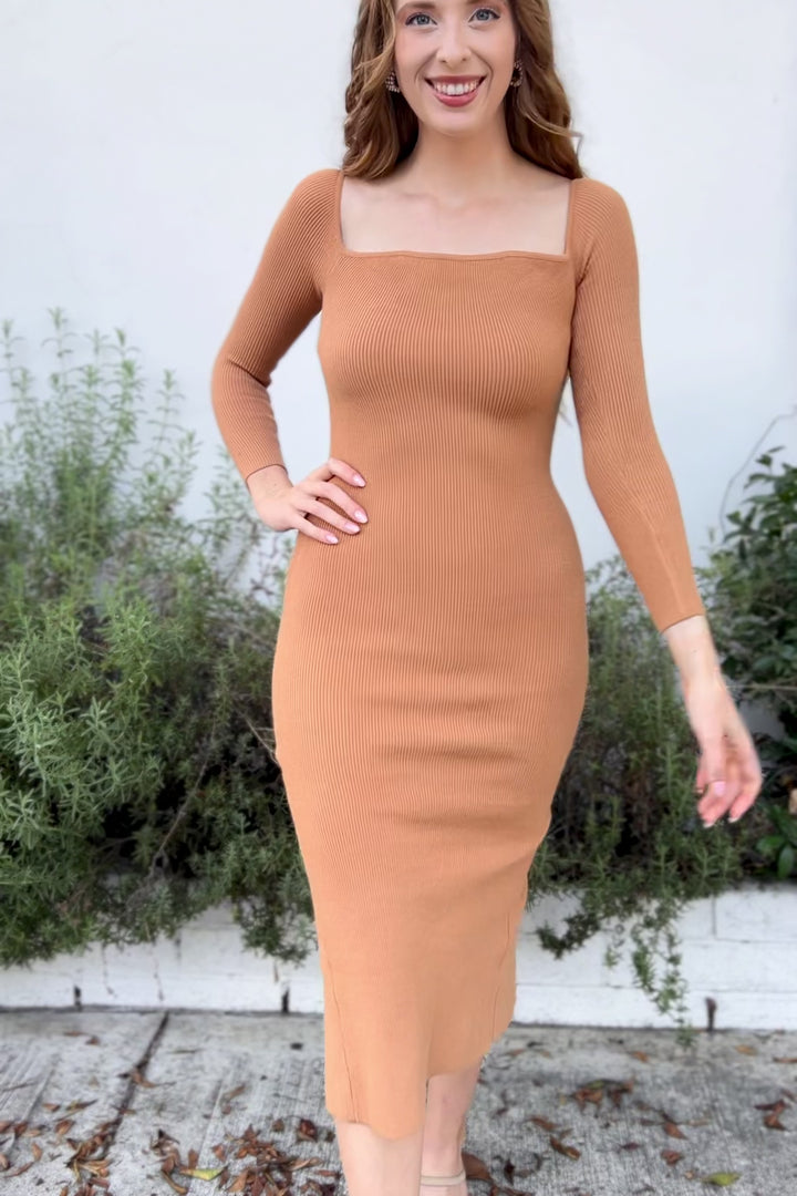 Adrienne Bodycon Knit Dress