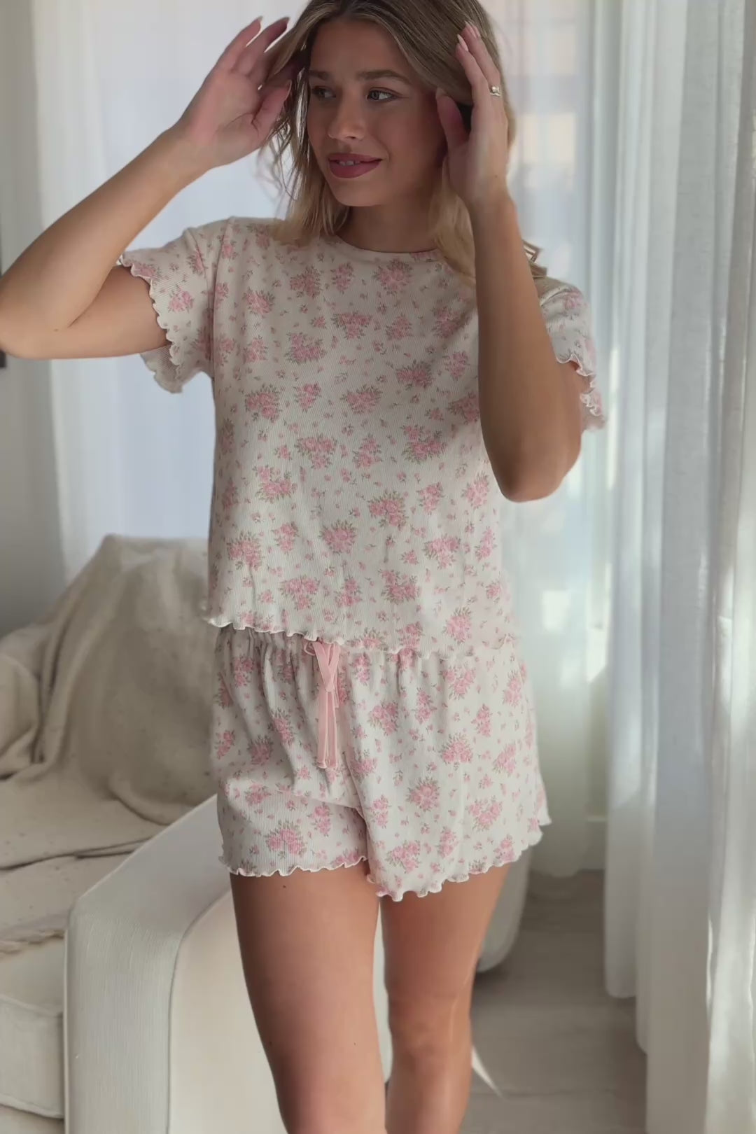 Beth Floral Lounge Set