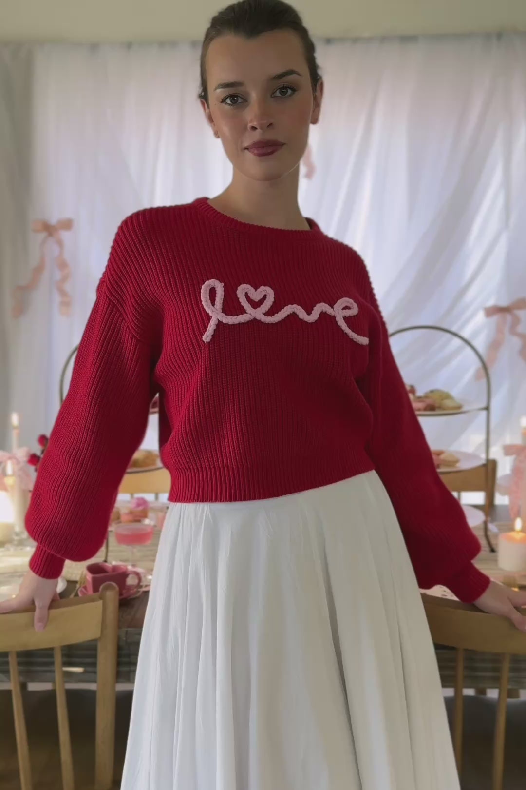 Elena Love Knit Sweater